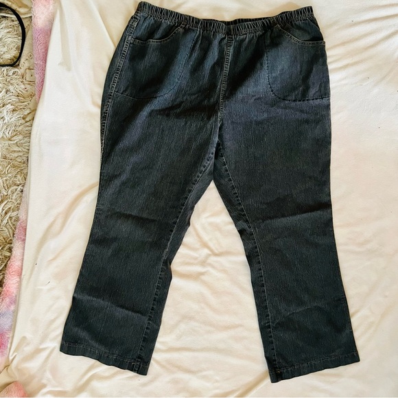 JMS Washed Black Boot Leg Jeans - Picture 2 of 11